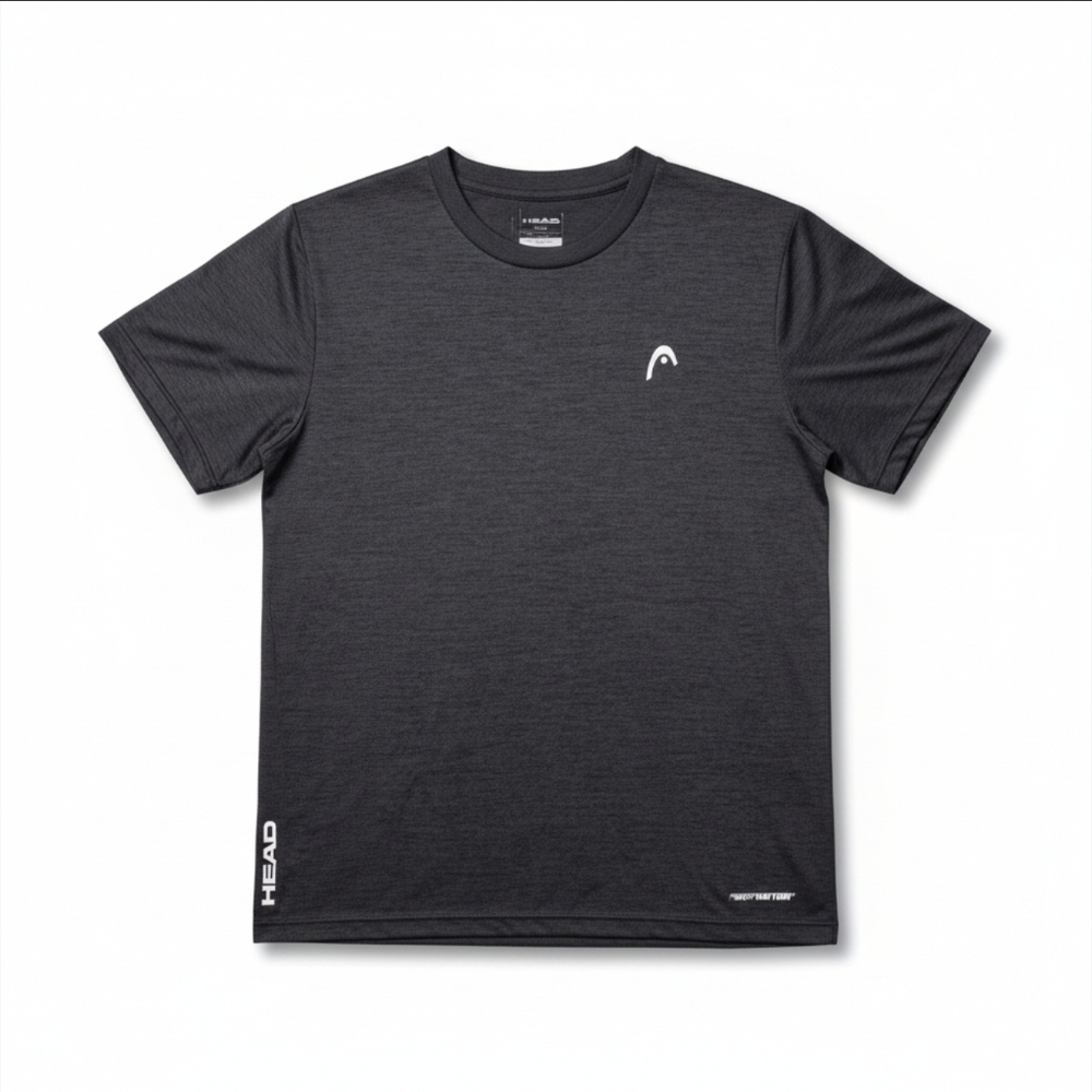 Head Charcoal Gray Athletic Men’s Short Sleeve T Shirt Tee - Perfect Condition